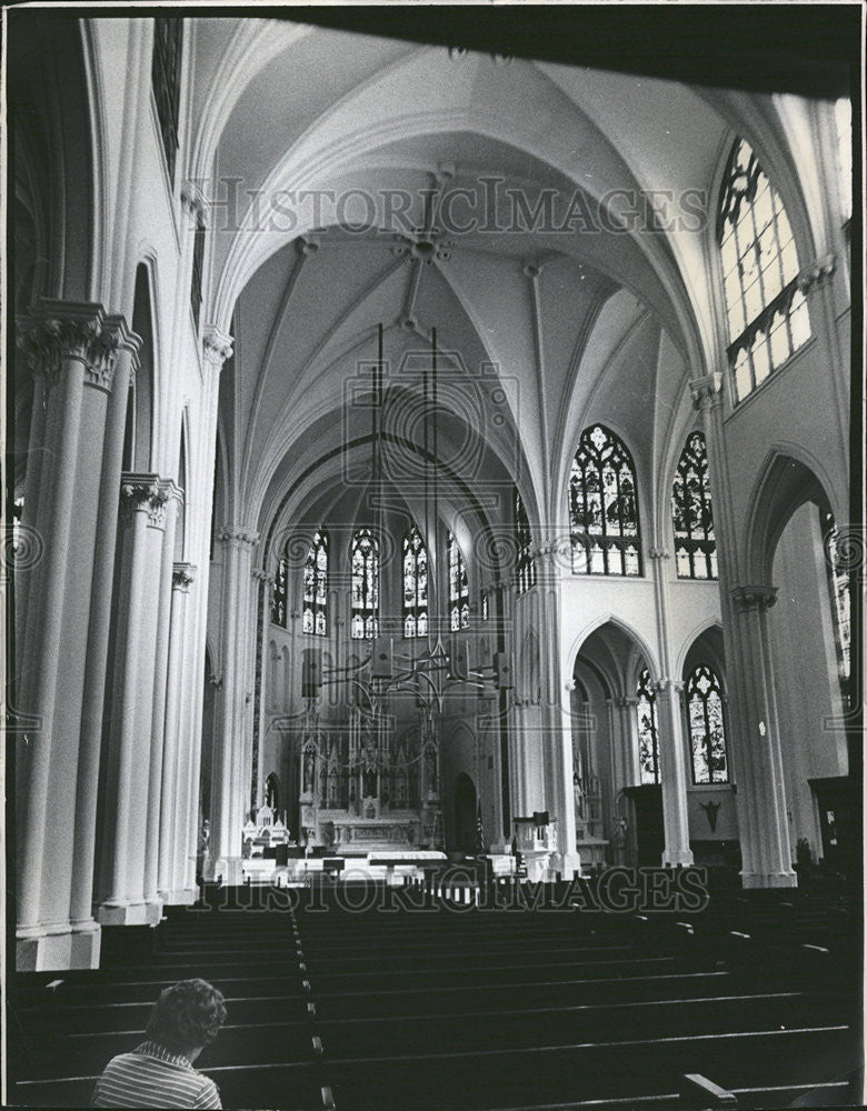 1978 Press Photo Basilica Immaculate Conception Dave Buresh - Historic Images