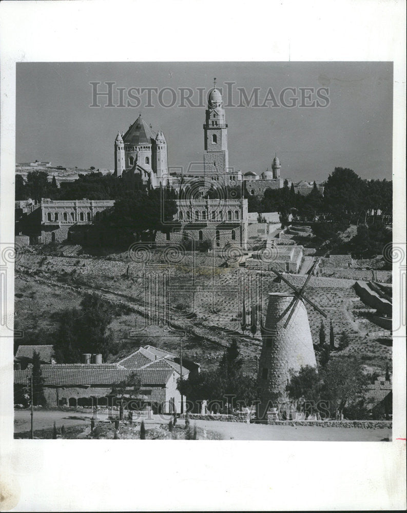 1965 Press Photo Mount Zion Jerusalem Israel Holy Land - Historic Images