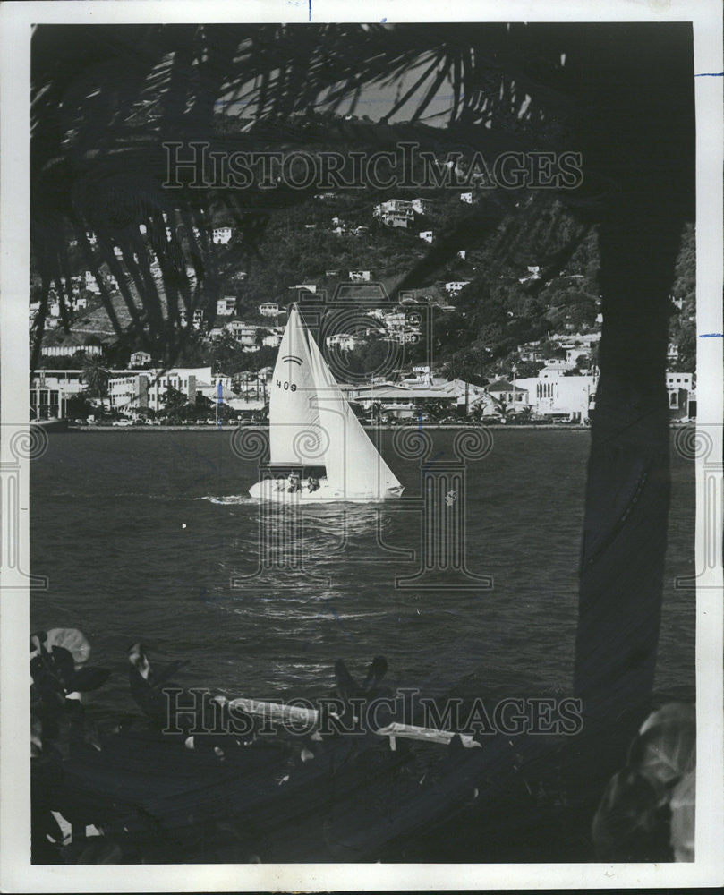 1974 Press Photo Sailing School United State Naval Academy Annapolis Virgin - Historic Images