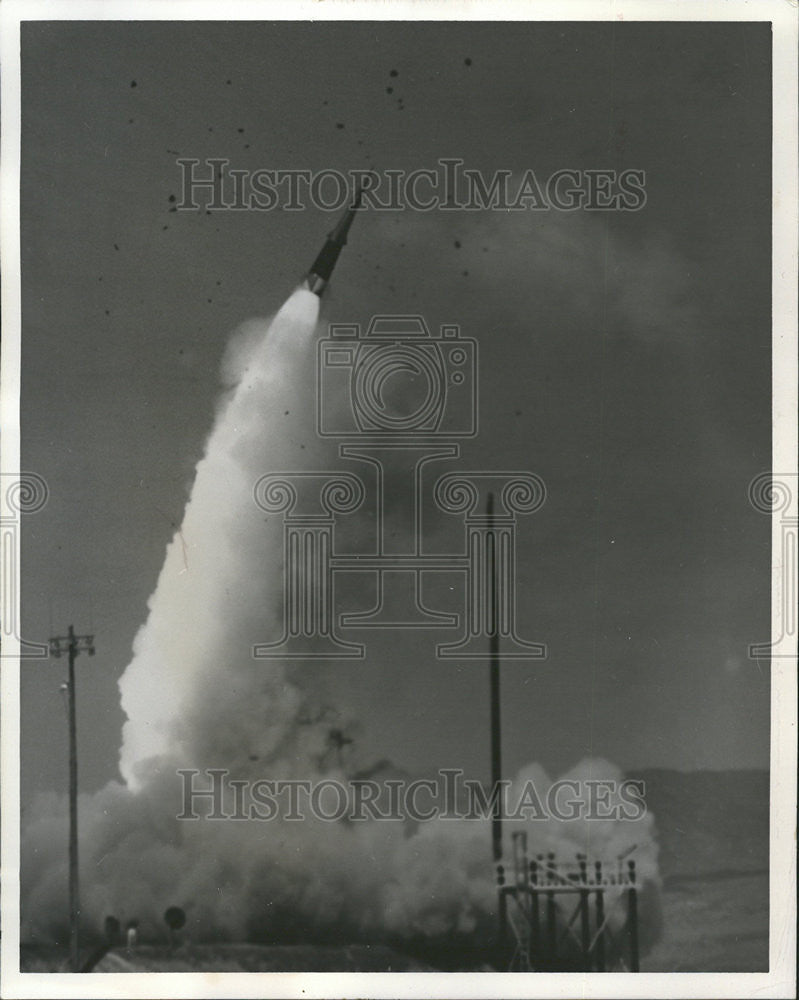1969 Press Photo Swift sprint missile short range weapon army sentinel system - Historic Images
