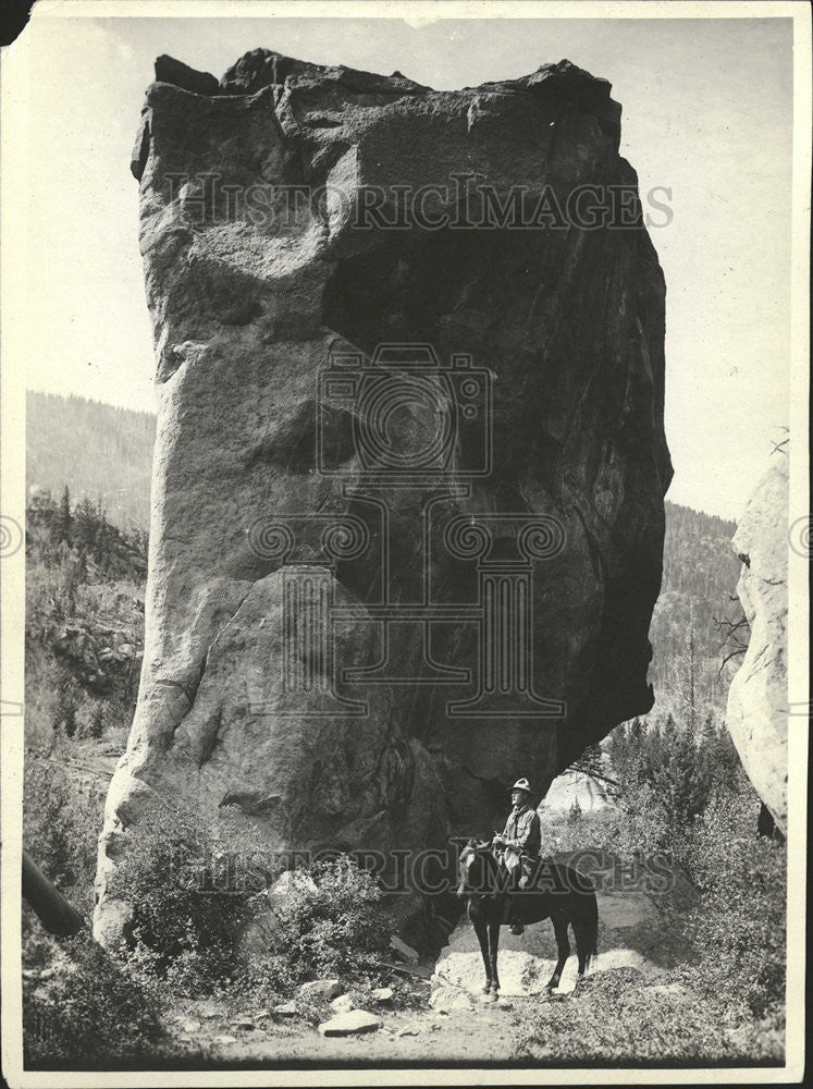 Press Photo Arch Rock trail Fern Lake Park - Historic Images