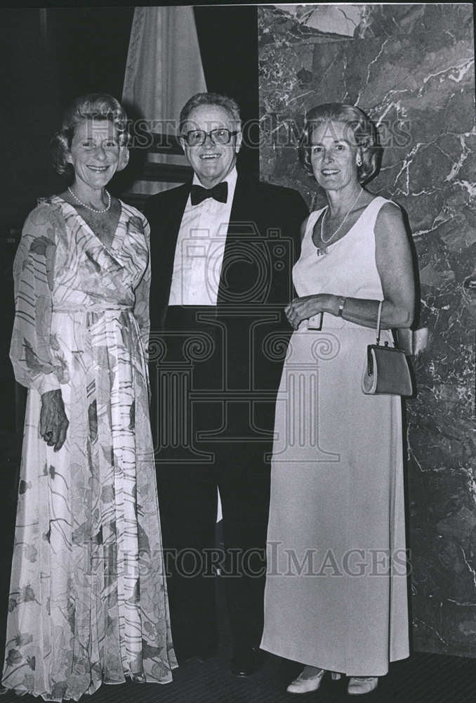 1981 Press Photo Mrs John Malo Mr Charles Alfred Johnson Jr Central City Benefit - Historic Images