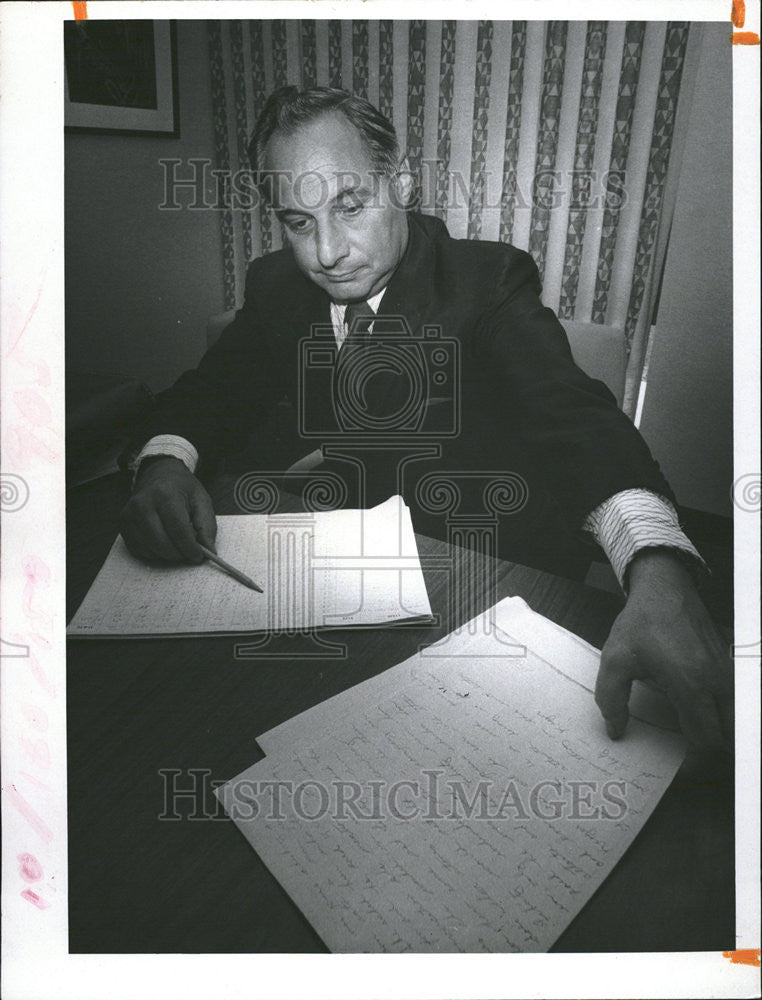 1971 Press Photo Nick Ajhar President Check-A-Price  Market Consultant - Historic Images