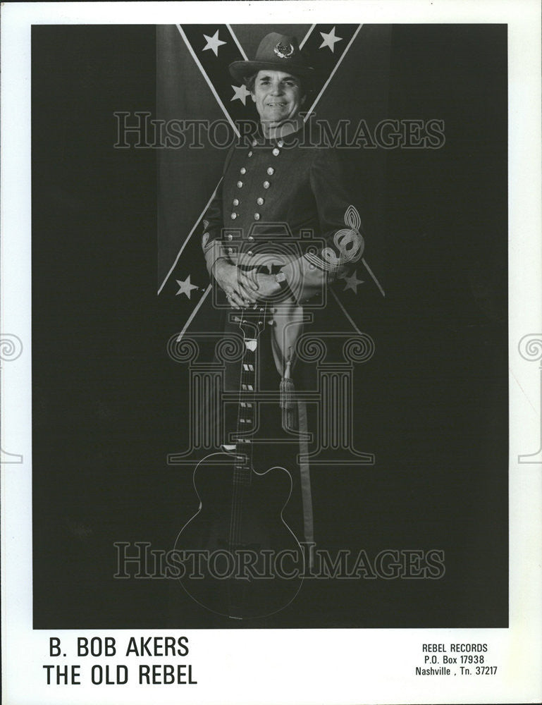 1995 Press Photo B. Bob Akers (Musician) - Historic Images