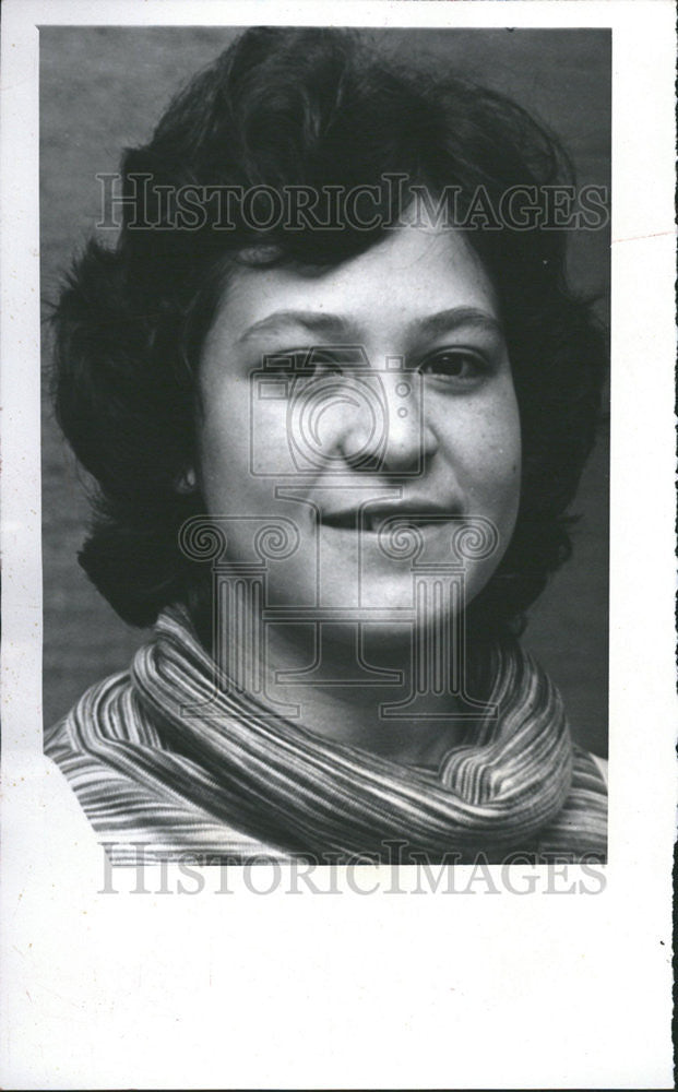 1977 Press Photo Lisette Aguilar exchange student from Guatemalla. - Historic Images