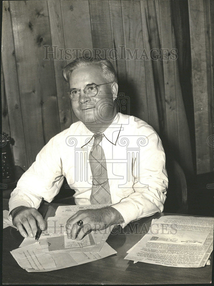 1942 Press Photo John Q. Adams - Historic Images