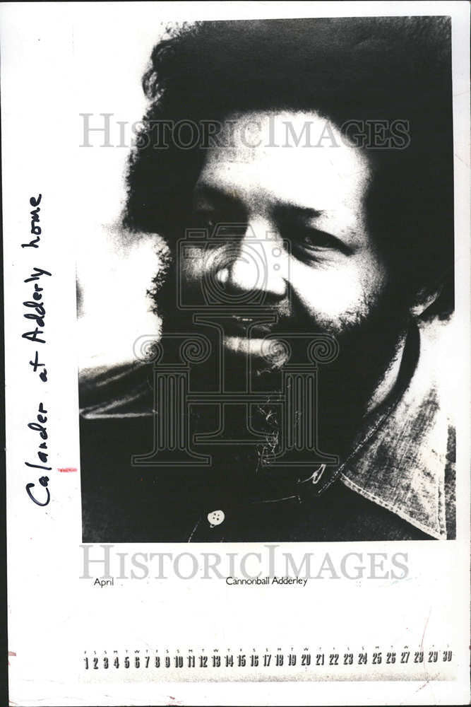 1984 Press Photo Cannonball Adderley jazz alto saxophonist - Historic Images