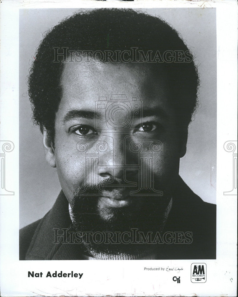 1969 Press Photo Nathaniel Adderley American jazz trumpet Pop Soul saxophnist - Historic Images