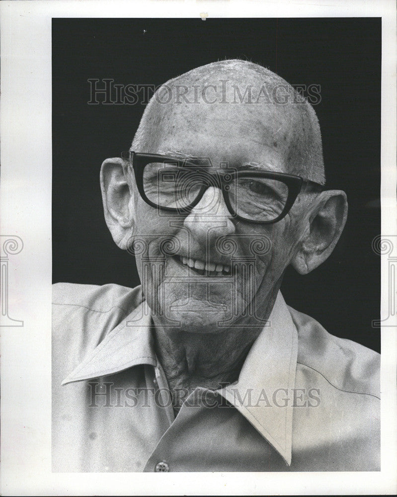 1977 Press Photo Charles Adams member first class SPJC - Historic Images