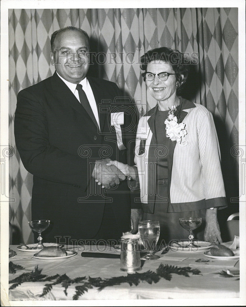 1962 Press Photo Mrs. Iva R. Ramos, Pres. of the Women&#39;s Auxiliary - Historic Images