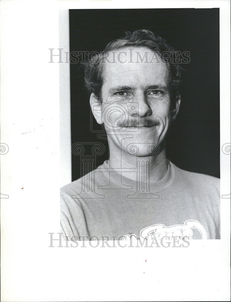 1984 Press Photo Robert Ackerman Welsh Former Dual Code International Rugby Play - Historic Images