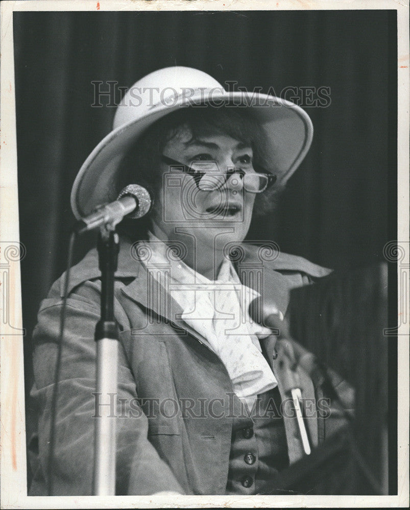 1976 Press Photo President Cawta Petersburg Beach Bella Abzug Social Worker - Historic Images