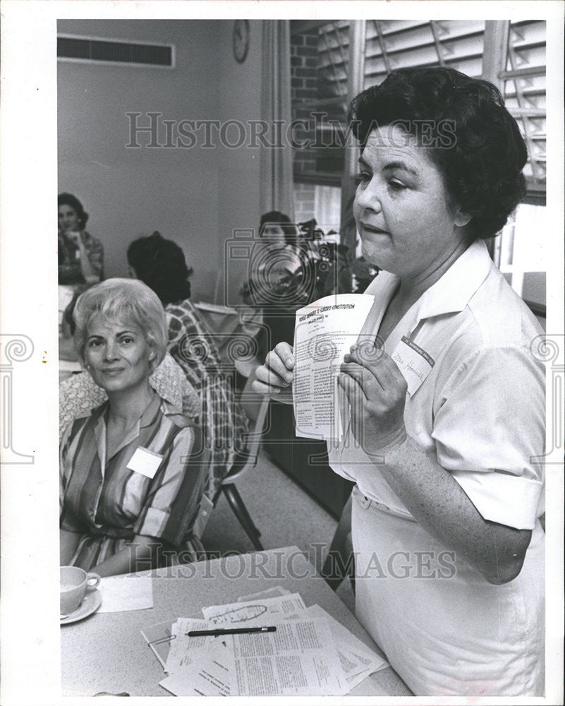 1963 Press Photo Mrs. M.A. Hamilton educator - Historic Images