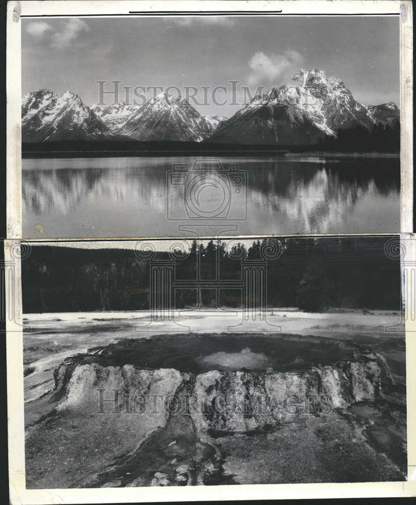 1937 Press Photo Denver Boy sight Yellowstone National Park Juvenile Buffalo - Historic Images