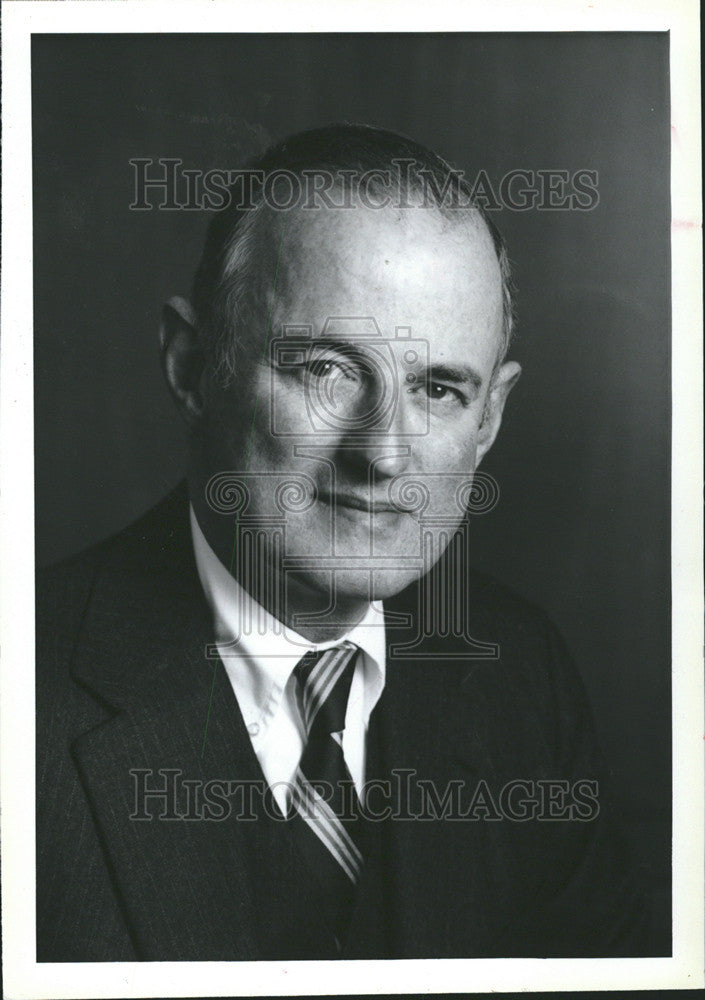 1983 Press Photo Will Nicholson President Colorado National Bankshares - Historic Images