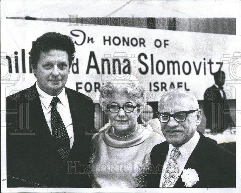 1970 Press Photo Philip Slomovitz Detroit Jewish News Editor &amp; Publisher - Historic Images