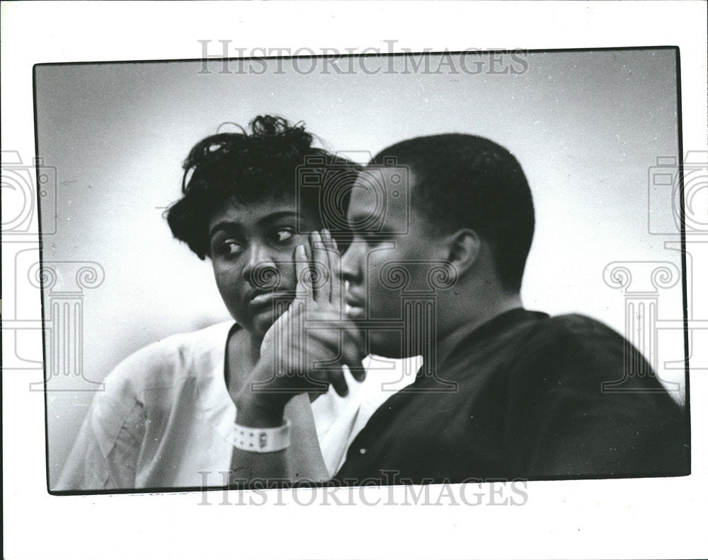 1991 Press Photo Toni Cato Riggs Detroit Michigan Murderer - Historic Images