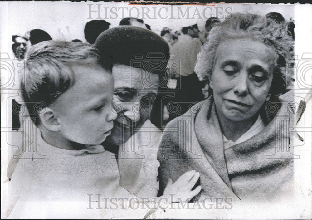 1964 Press Photo Refugee from the siege in Congo - Historic Images