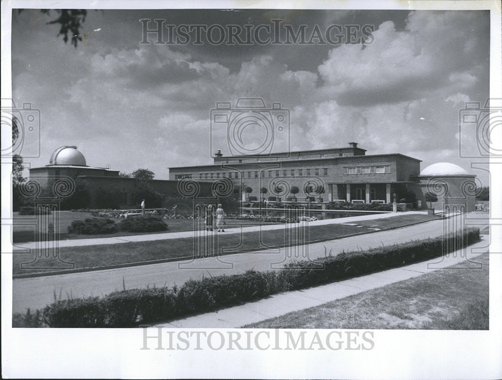 1955 Press Photo Crankbrook academy grounds - Historic Images