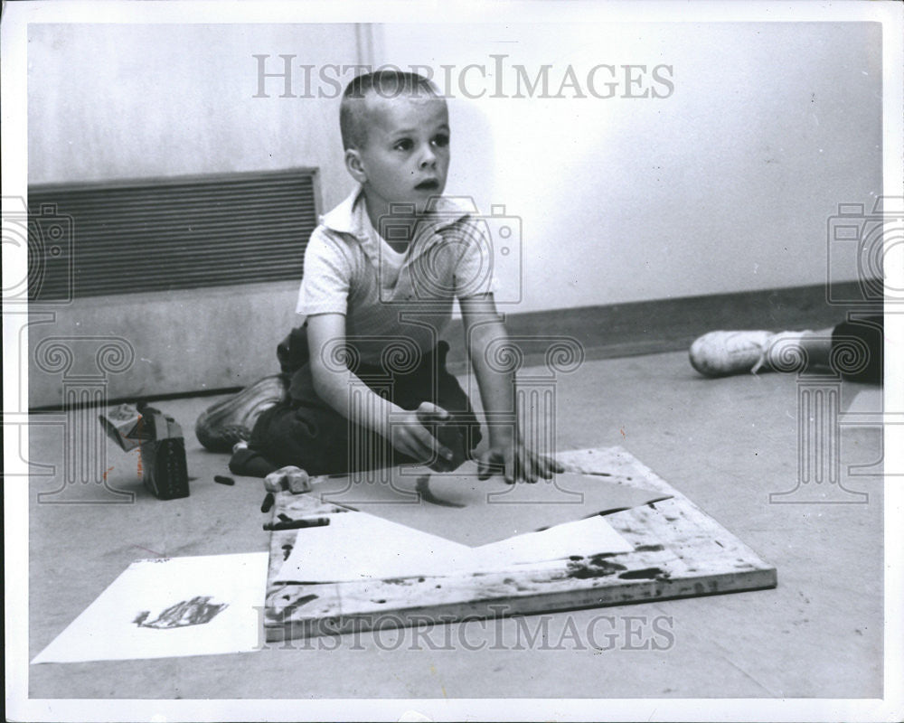 1959 Press Photo Young People's Art Center Cranbrook Michigan - Historic Images