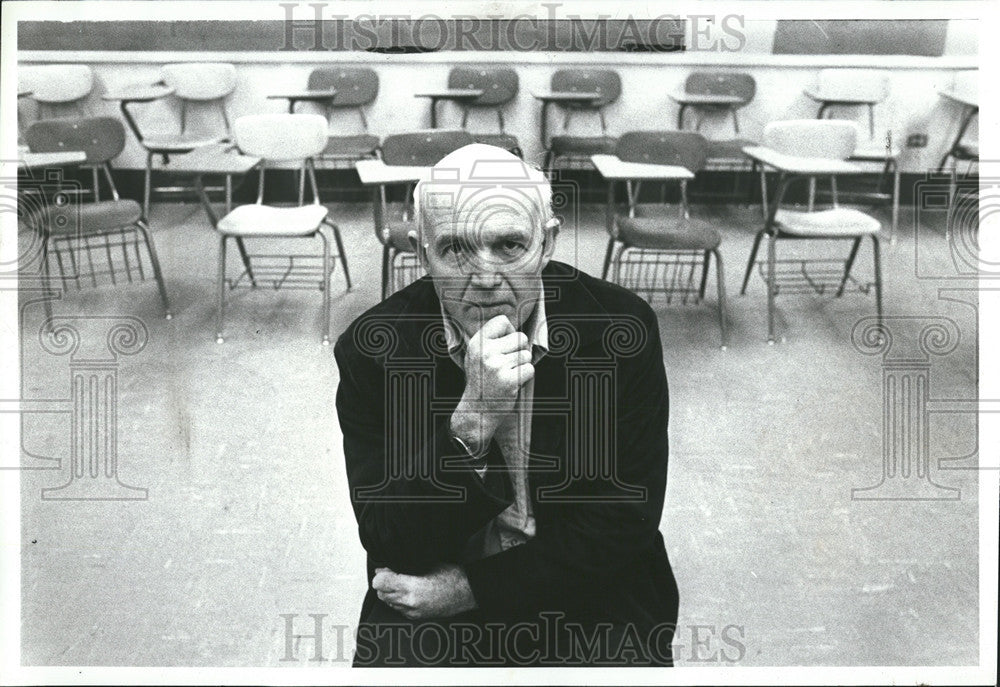 1980 Press Photo James Coleman, University of Chicago Sociologist - Historic Images