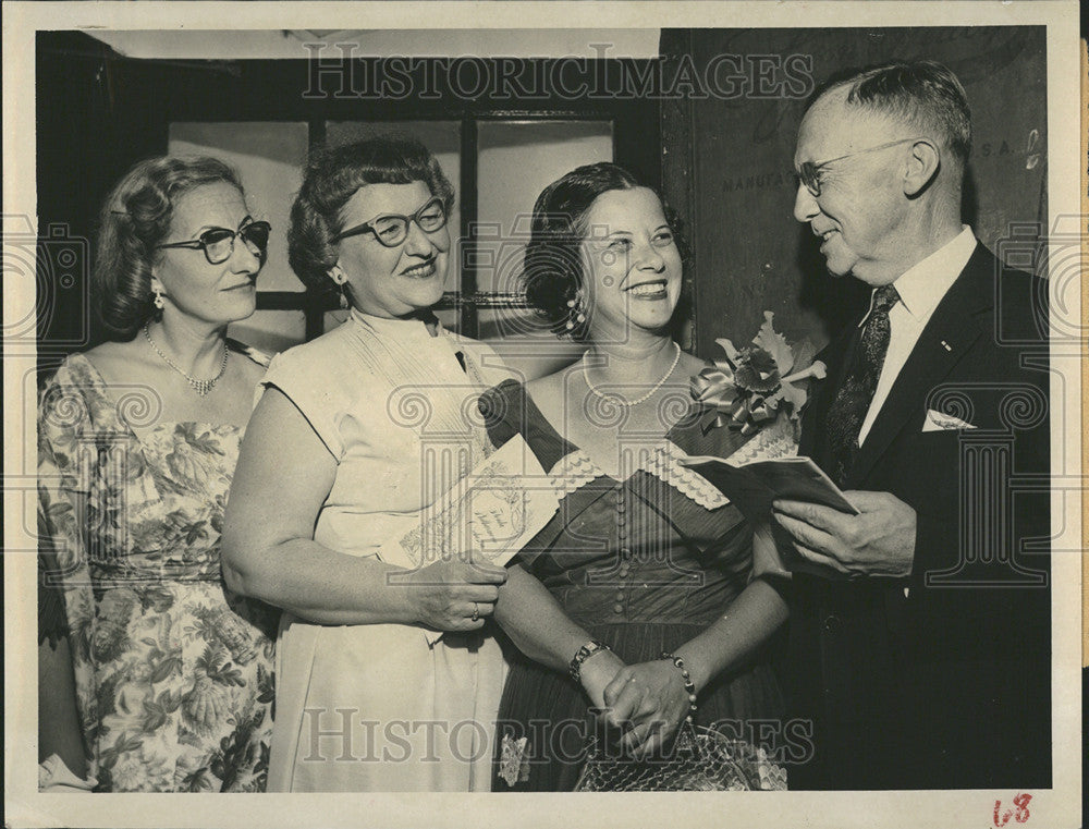 1957 Press Photo Florida Philharmonic Orchestra Opened its Fourth Concert - Historic Images