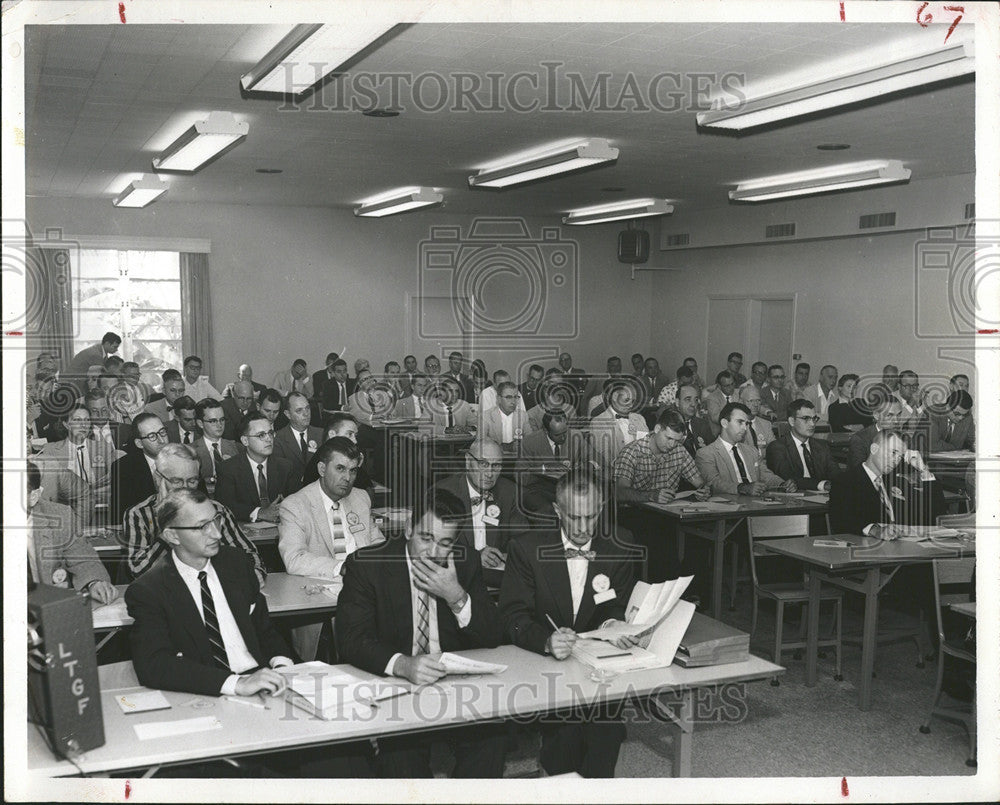 1958 Press Photo Attorney Federation Taxation Florida Legal Center Stetson - Historic Images