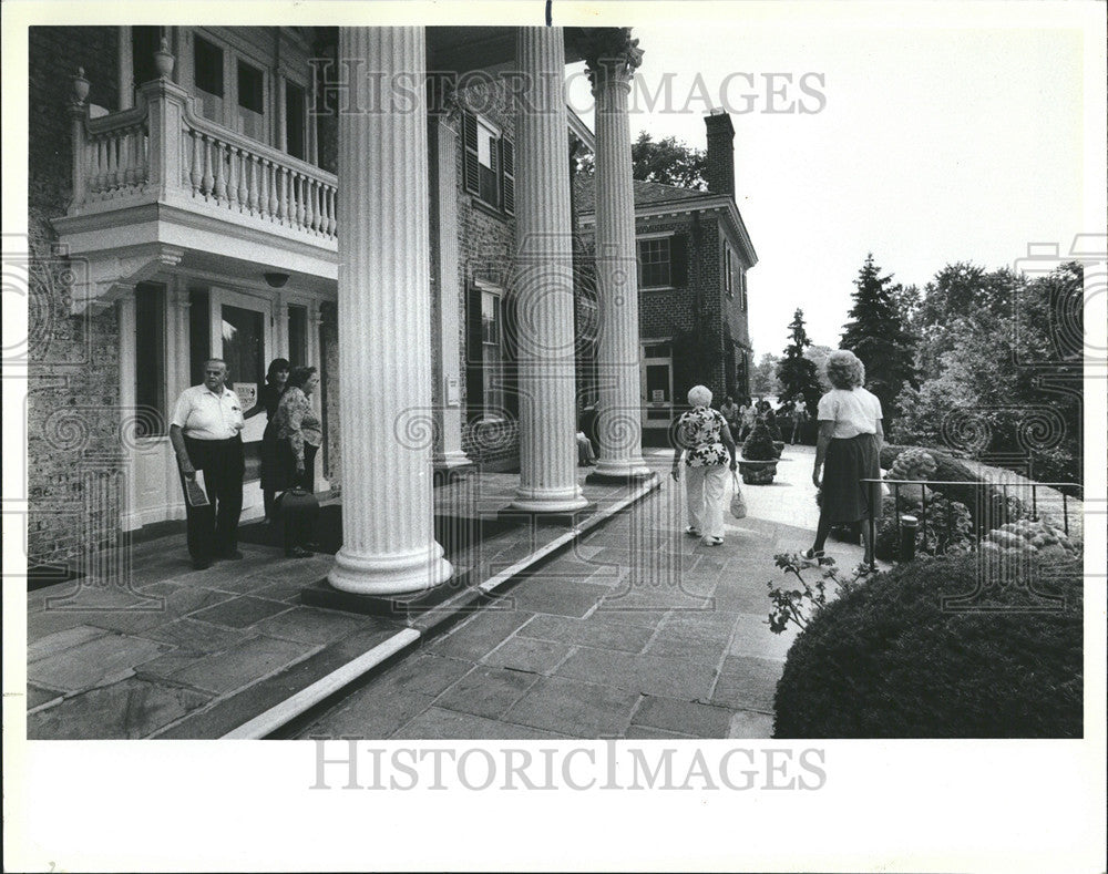 1983 Press Photo Cantigny Morton Aboretum garden Wheaton Du page County - Historic Images