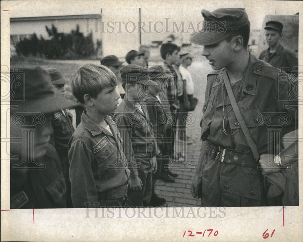 1967 Press Photo Marine Discipline Ft.De Soto park Ave - Historic Images