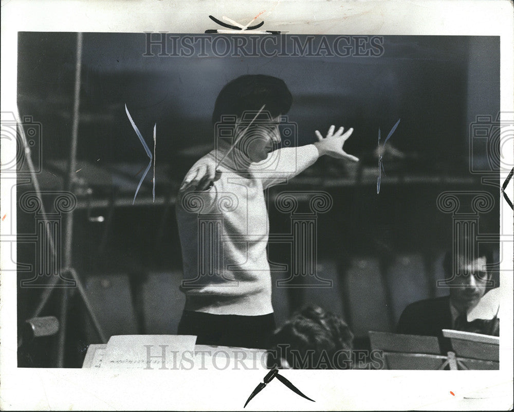 1972 Press Photo Aldo Ceccato conductor - Historic Images