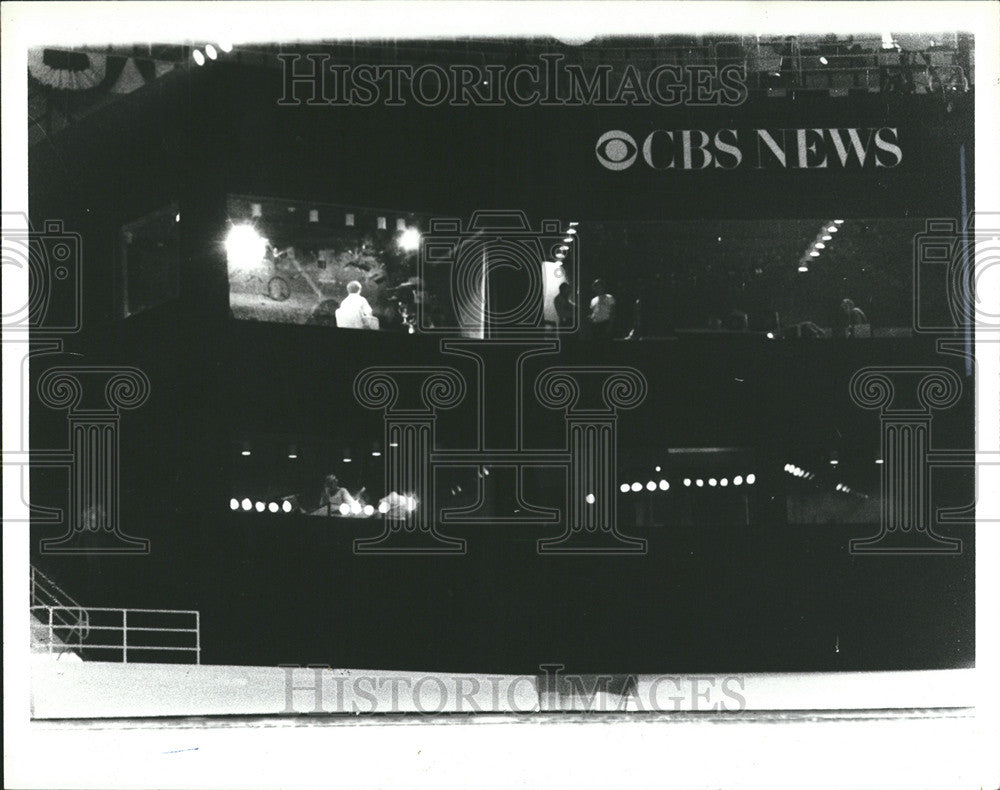 1980 Press Photo CBS News - Historic Images