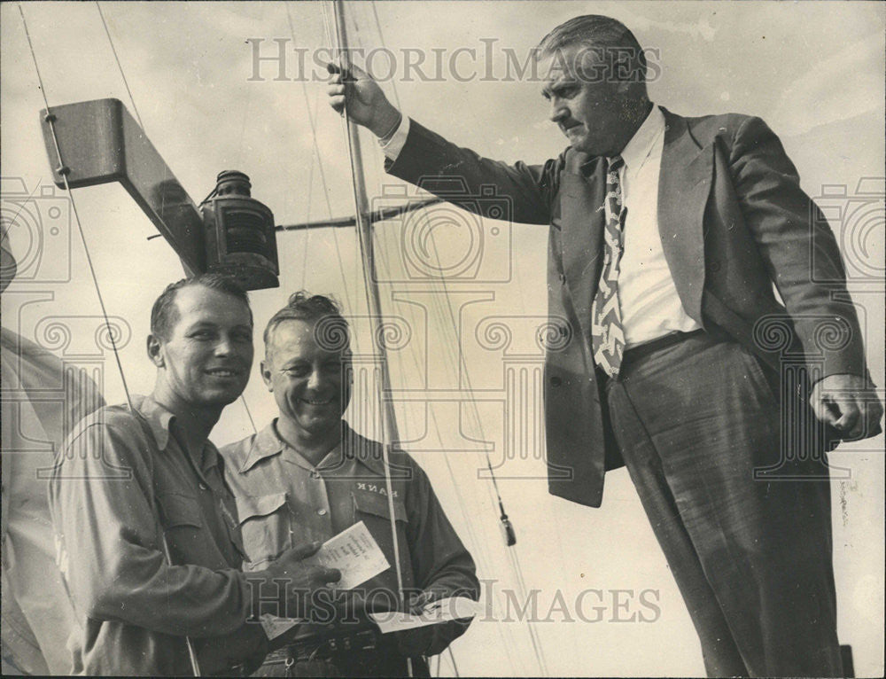 1950 Press Photo Lew L Mcmasters Yacht - Historic Images