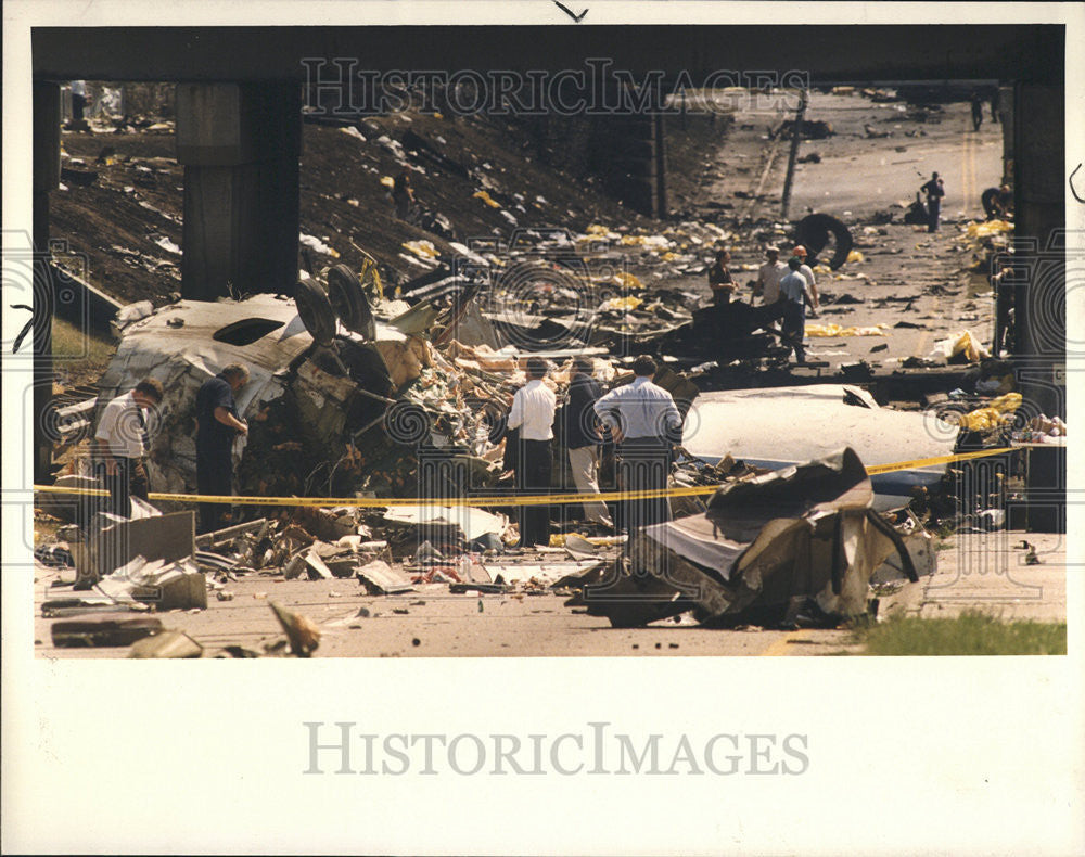 1987 Press Photo Crash of Flight 255 - Historic Images