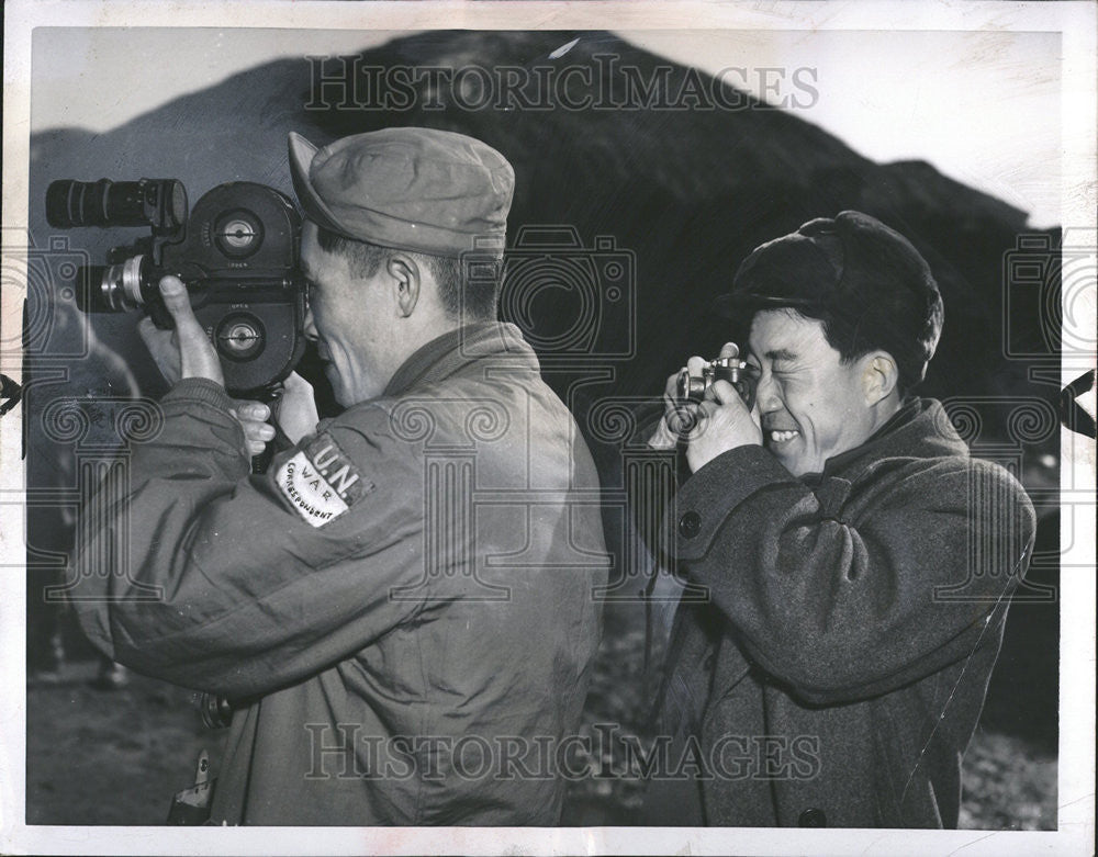 1952 Press Photo Truce Talk sit Commie  UN photos Peace - Historic Images