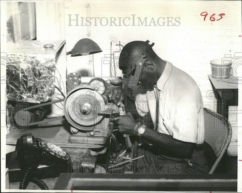 1965 Press Photo Charles Akins Peterburg Gainesville Kaniss - Historic Images