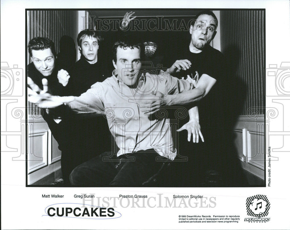 1999 Press Photo Cupcakes American Music Band - Historic Images