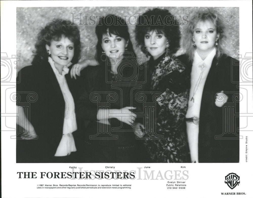 1990 Press Photo The Forester Sisters (Musicians) - Historic Images