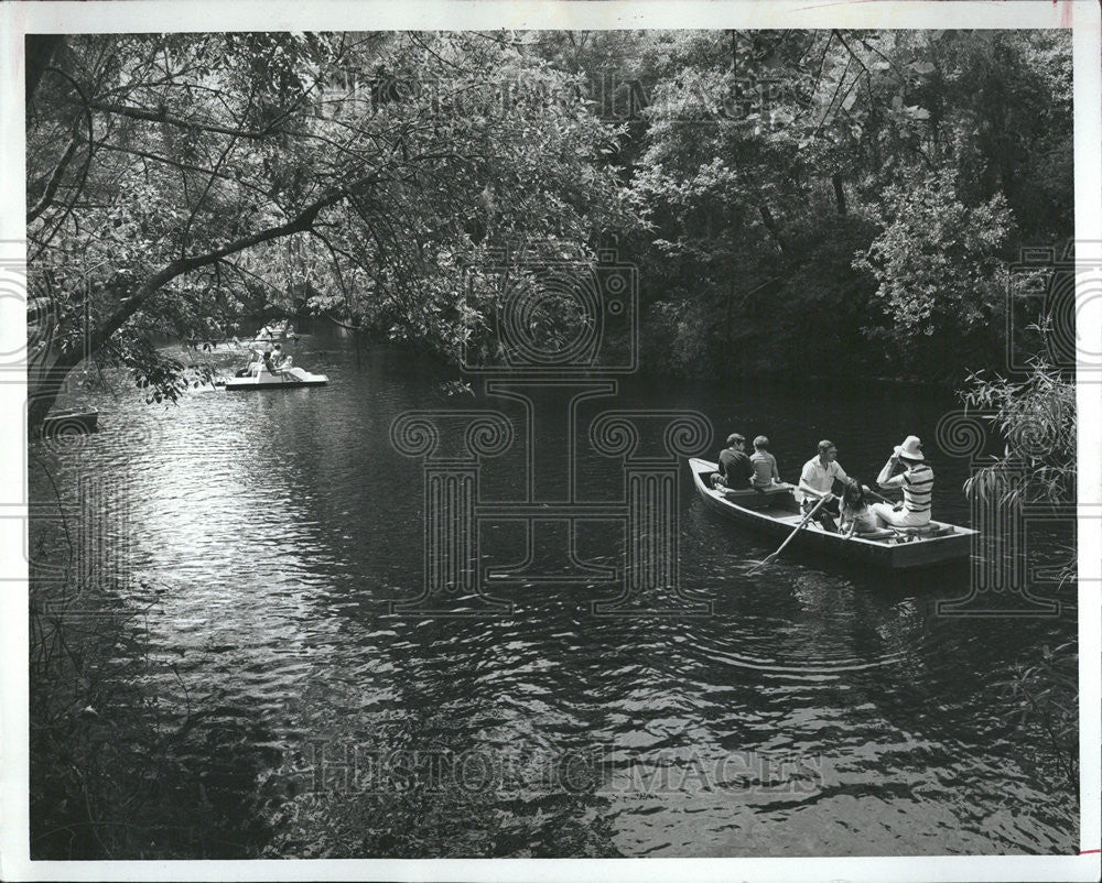 1976 Press Photo O&#39;Leno State Park Sante Fe River Florida - Historic Images