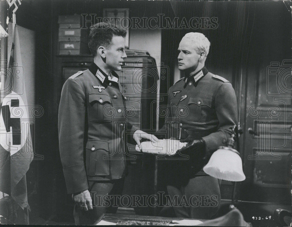 1958 Press Photo Marlon Brando (Actor) - Historic Images