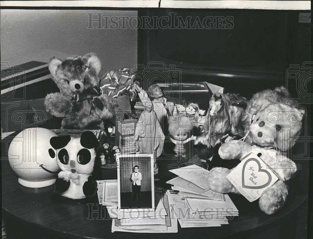 1972 Press Photo Johnny Lindquist at St. Anne&#39;s Hospital - Historic Images