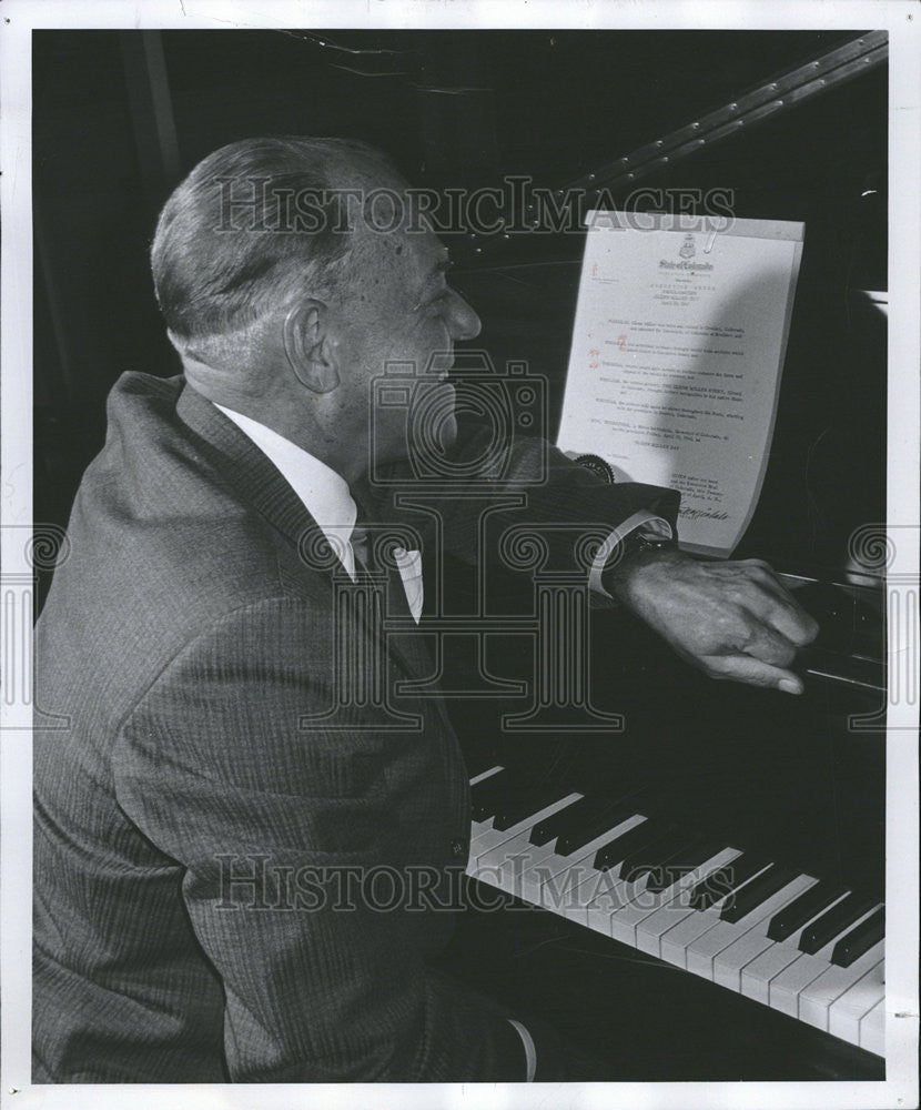 1968 Press Photo University Of Colorado Student Band Leader Holly Moyer - Historic Images