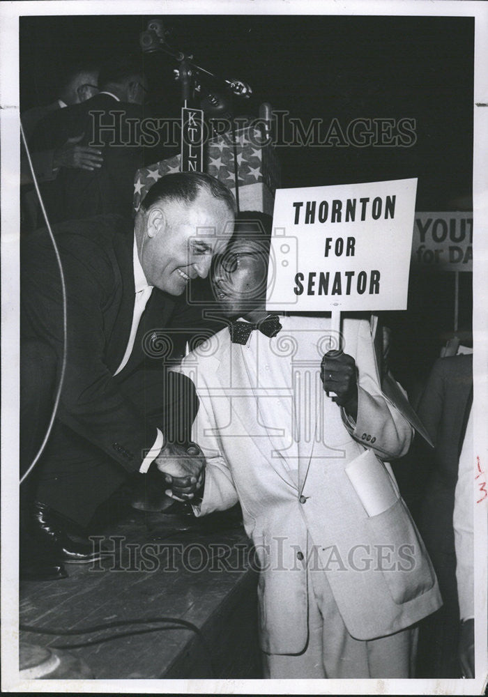 1956 Press Photo Dan Thornton American Republican Politician Colorado - Historic Images