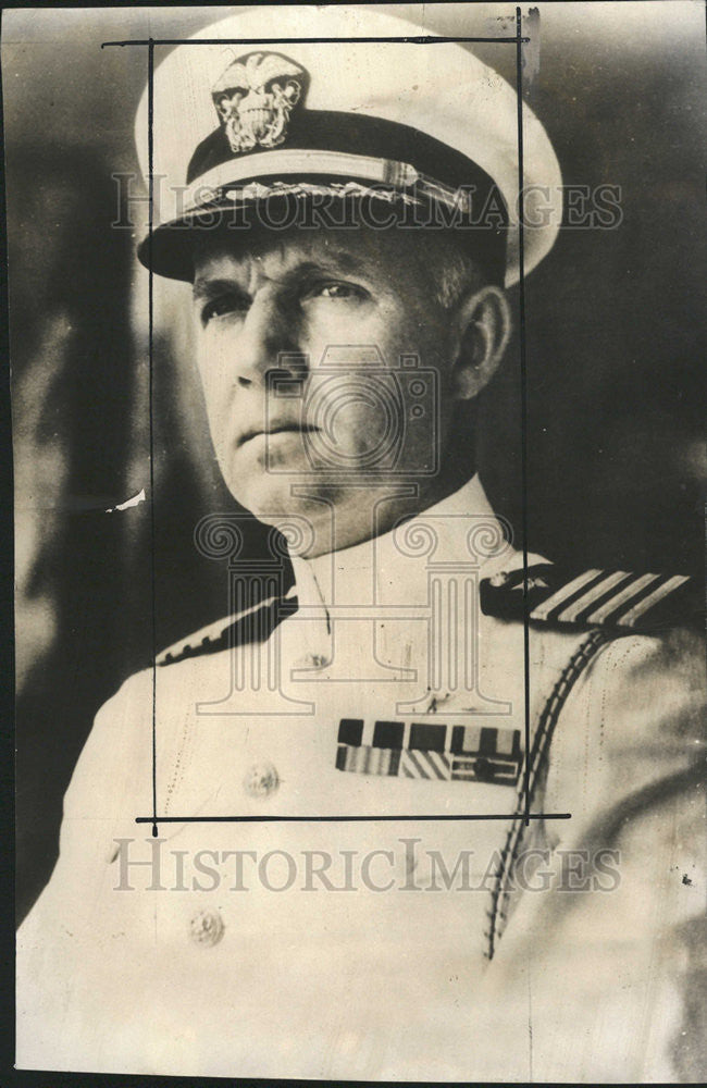 1939 Press Photo Rear Admiral John Henry Towers United States Navy - Historic Images