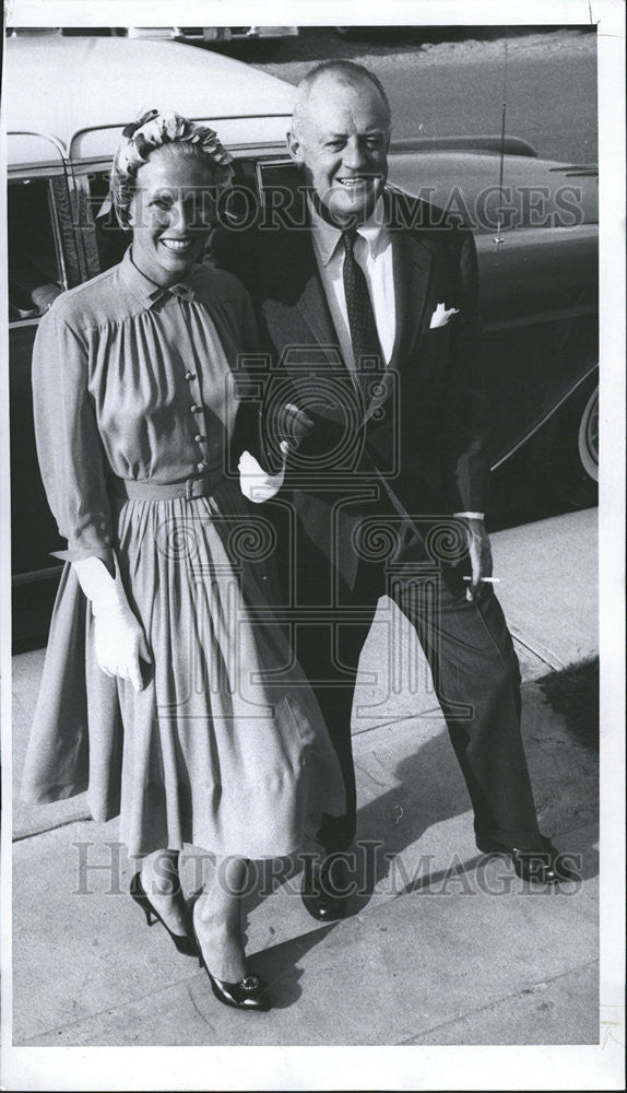 1959 Press Photo Henry Van Schaack Mary Mastin Harry Combs Guest Wedding - Historic Images