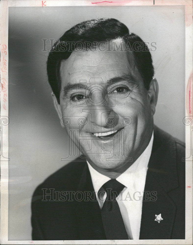 1970 Press Photo Danny Thomas American nightclub comedian film TV star NBC show - Historic Images