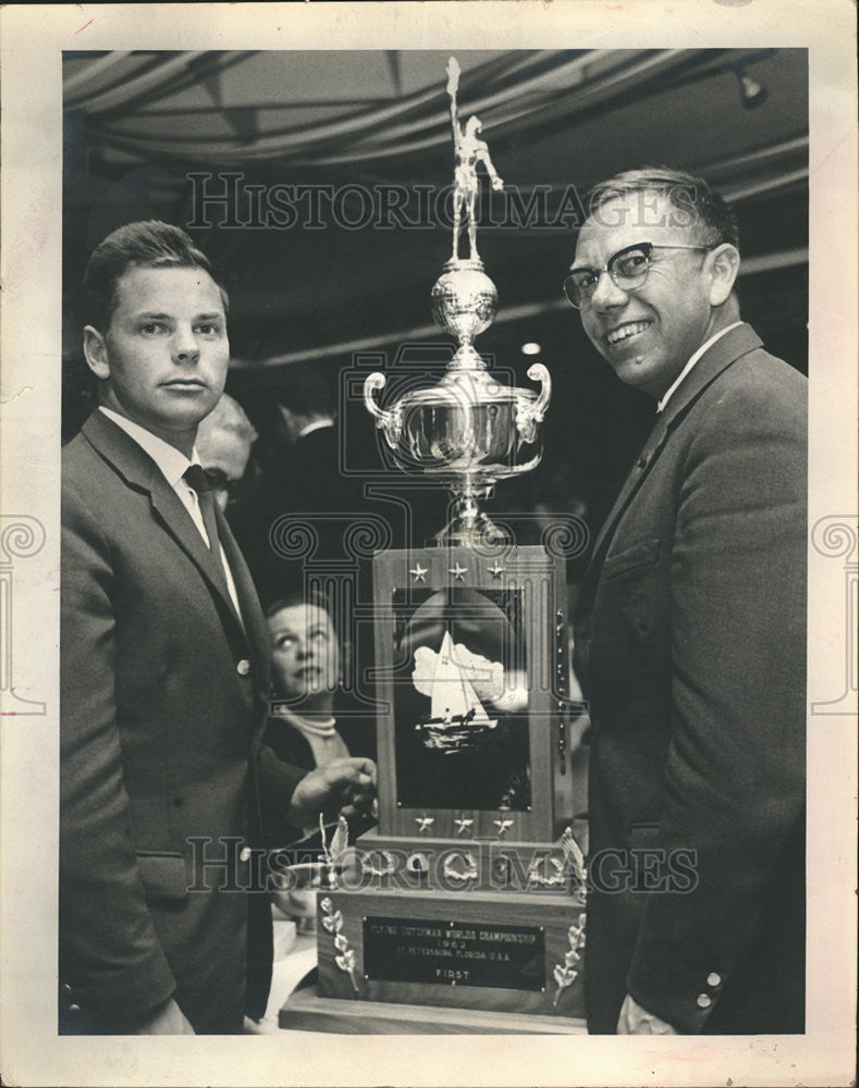 1968 Press Photo Denmark World Champion Flying Dutchman Sallors Skip Han Fogh - Historic Images