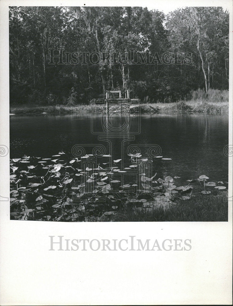 1967 Press Photo Blue Springs Bronson slated recreational camping swimming area - Historic Images