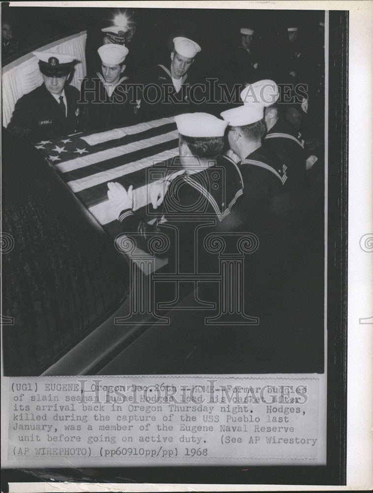 1968 Press Photo Duane Hodges Oregon USS Pueblo Victim North Korea - Historic Images