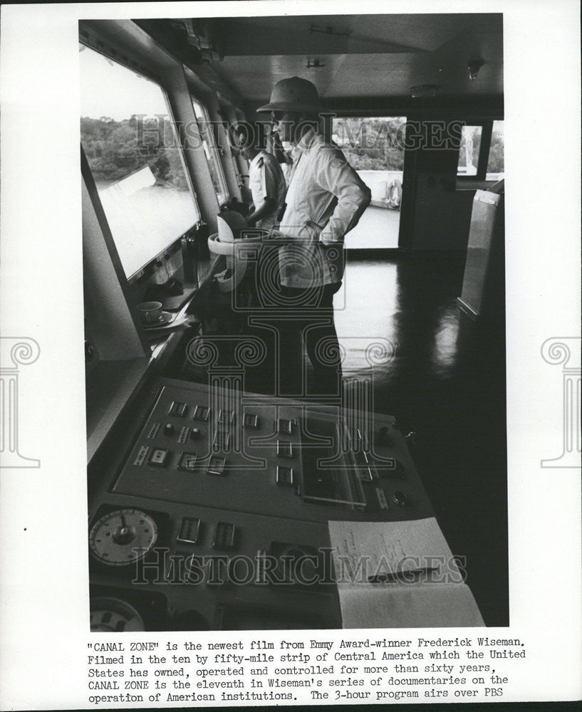 Press Photo Canal Zone Emmy Award winner Frederick Wiseman documentary - Historic Images