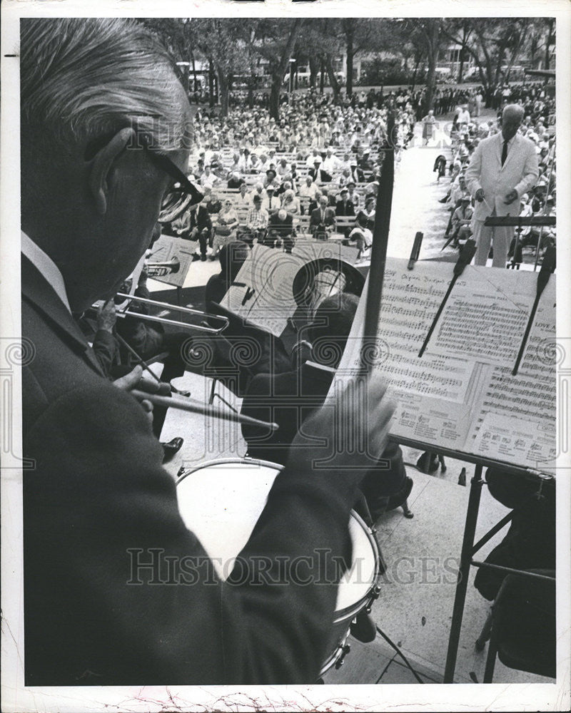 1979 Press Photo St Petersburg Sunshine city Band Williams Park season paid - Historic Images